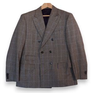J. CREW Ludlow + Paul Feig Men's 42S Brown Houndsthooth Wool Sport Coat Blazer